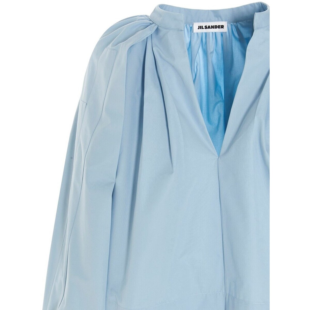 超人気 Jil Sander ジルサンダー Azzurro Organic Cotton Blouse レディース 春夏21 Jspsws Ju Brandshop クラージュ店 人気ショップが最安値挑戦 Novostipub2 Brockwood Org Uk