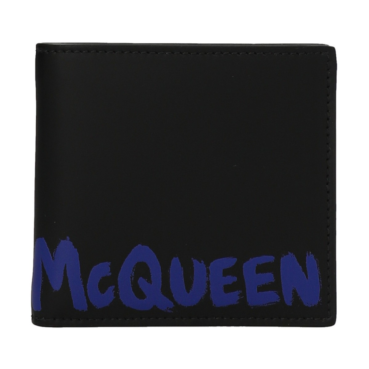 ALEXANDER MCQUEEN アレキサンダー マックイーン Black Logo wallet 財布 メンズ 秋冬2022 6021371AAJR1079 ju