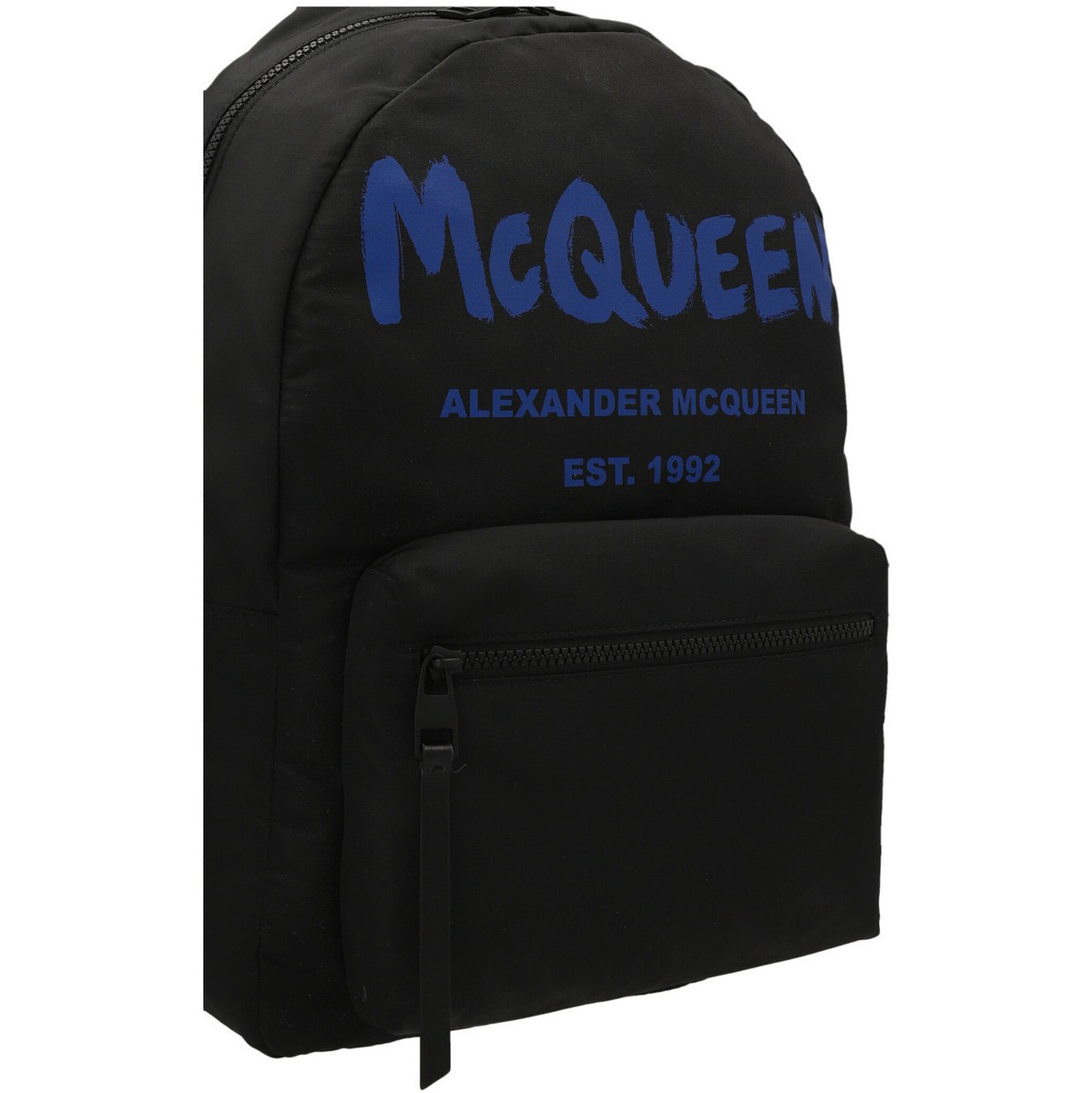 ALEXANDER MCQUEEN アレキサンダー マックイーン Black Logo Backpack