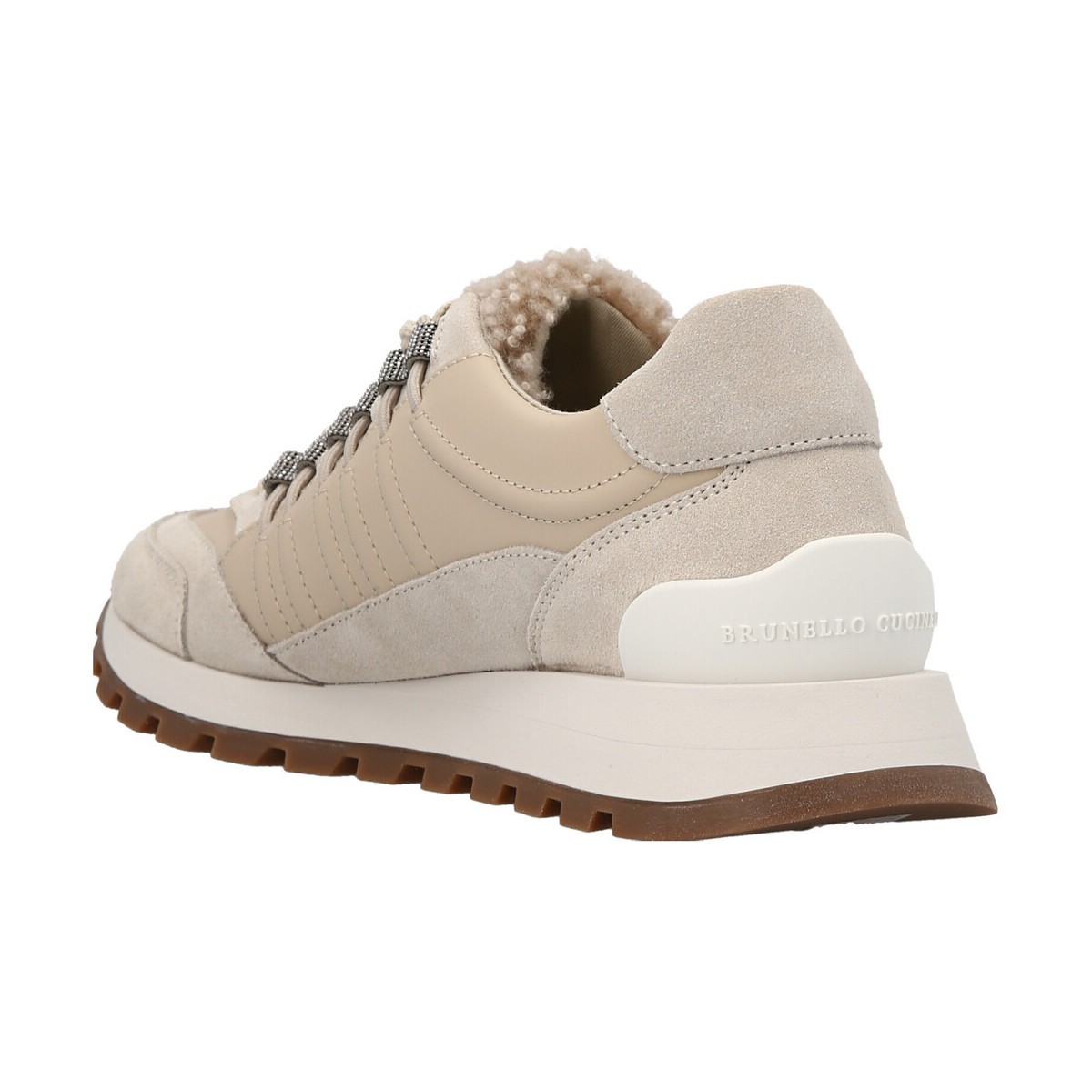 BRUNELLO CUCINELLI ブルネロクチネリ Beige 'Monile' Sneakers