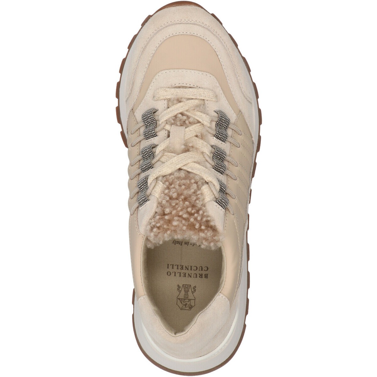 BRUNELLO CUCINELLI ブルネロクチネリ Beige 'Monile' Sneakers