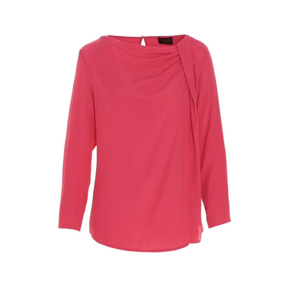 Liu Jo リュー ジョー Fuchsia Draped Blouse セーター レディース 三春夏時21 Ca1108t2396x0339 関税 送料無料 ラッピング無料 Ju Bairien Yamagata Jp