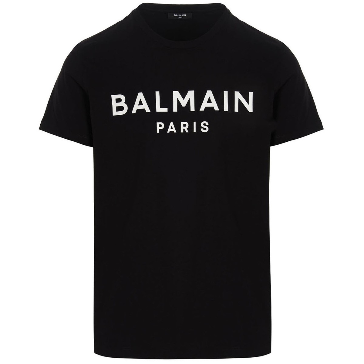 話題の行列 BALMAIN バルマン Black Logo t-shirt Tシャツ メンズ 春夏