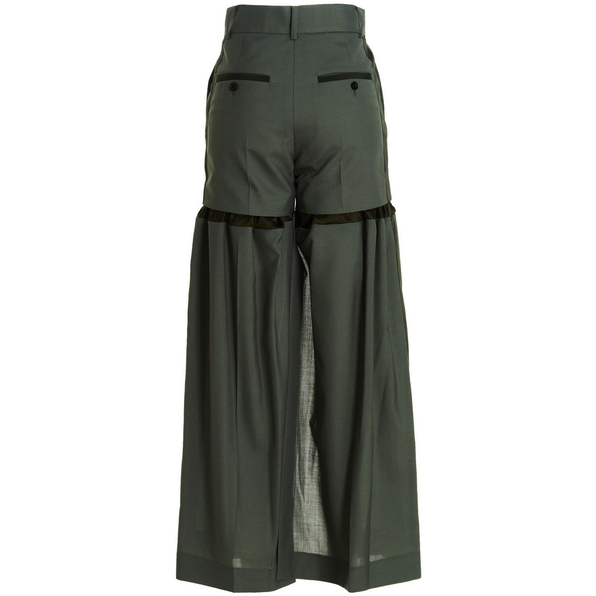 SACAI　サカイ　Green　Shorts　ショーツ　inserts　秋冬2022　レディース　with　2206385501　ju