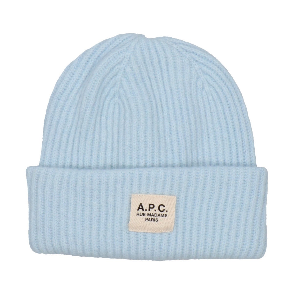 A.P.C. アーペーセー Light Blue 'Jamel' beanie 帽子 メンズ 秋冬2022 WVBBRM25071IAB ju  品揃え豊富で