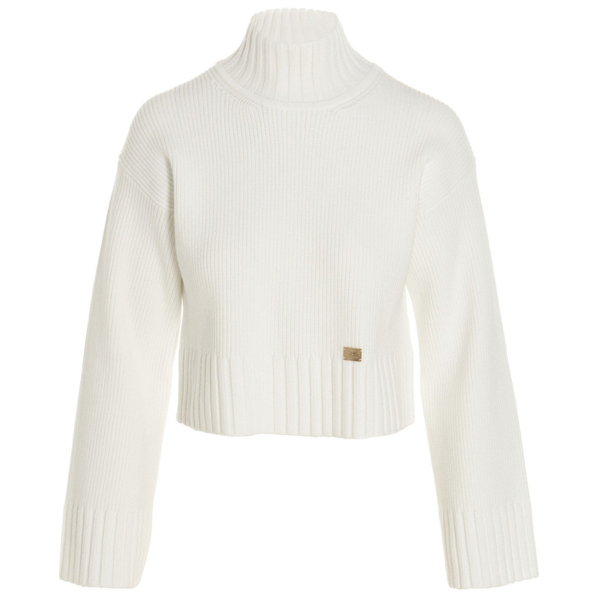ELISABETTA FRANCHI エリザベッタ フランキ White High neck 卸し売り購入 MK79T26E2360 sweater 秋冬2022 レディース ニットウェア ju ELISABETTA FRANCHI エリザベッタ フランキ White High neck 激安挑戦中 卸し売り購入 MK79T26E2360 sweater 秋冬2022 レディース ニットウェア ju