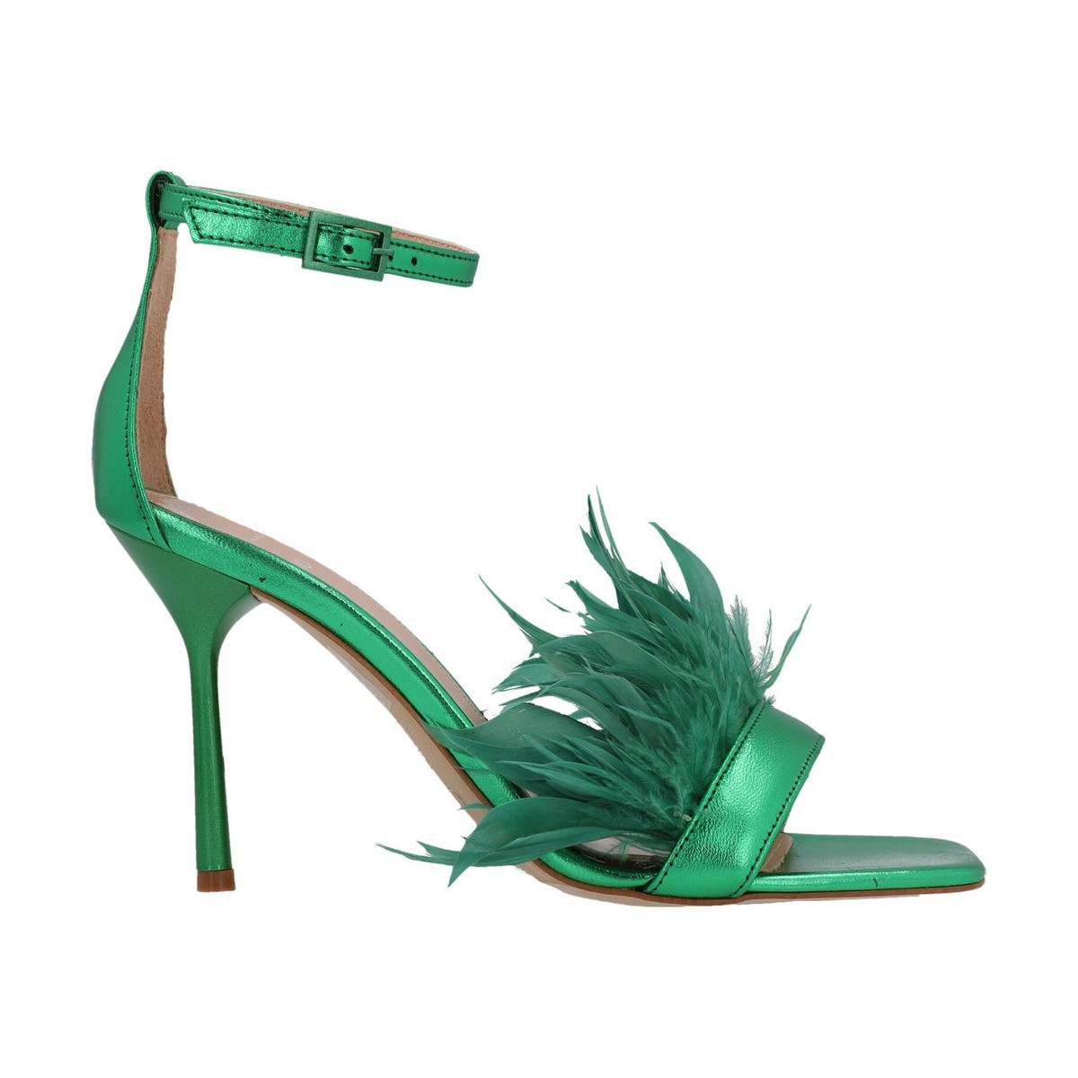 LIU JO リュー ジョー Green Liu Jo x Leonie Hanne feather sandals サンダル レディース 春夏2022 SA2705PX317S1310EMERALD ju