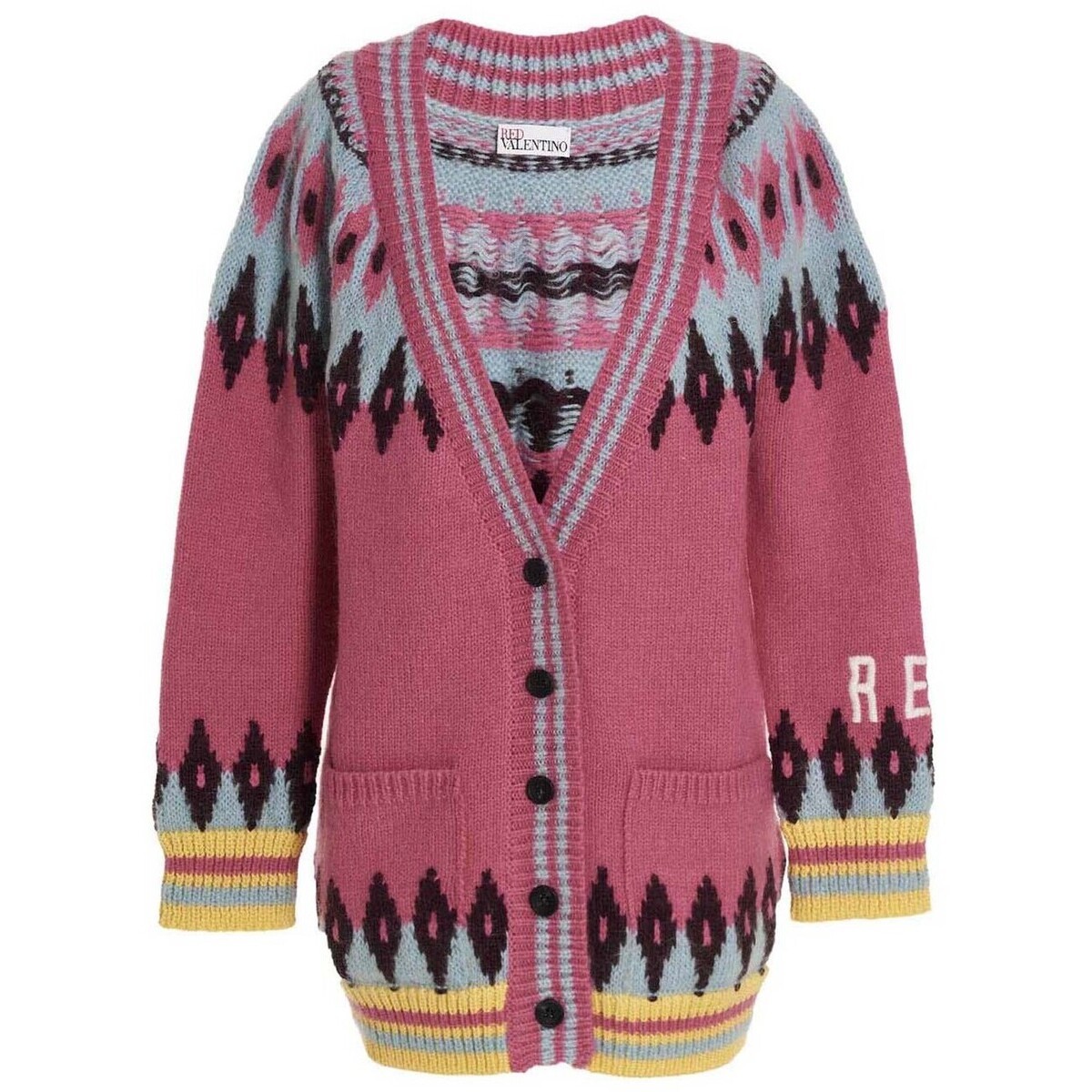 スイーツ柄 ブルー RED VALENTINO レッドバレンティノ カーディガン