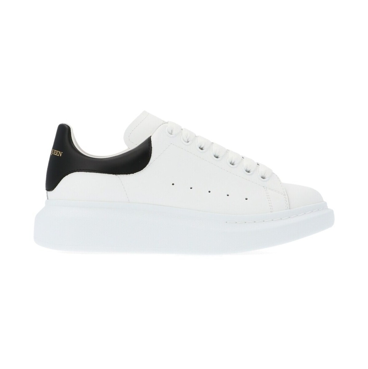 ALEXANDER MCQUEEN アレキサンダー Black 'Oversize White sneakers