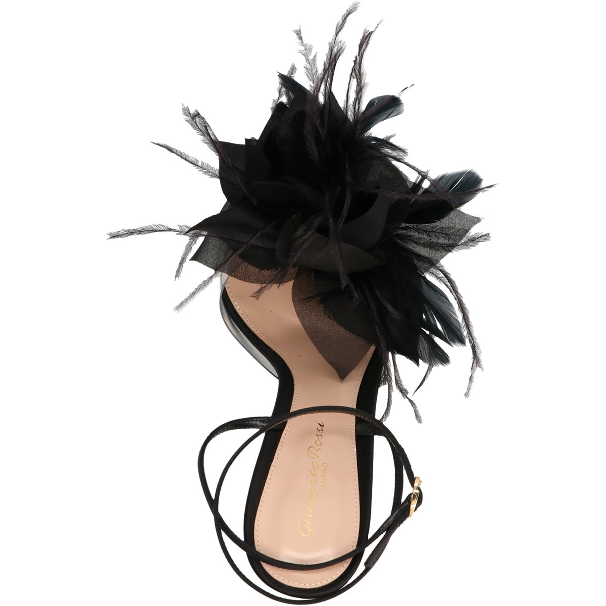 GIANVITO ROSSI ジャンヴィトロッシ Black 'Ynez' レディース サンダル 