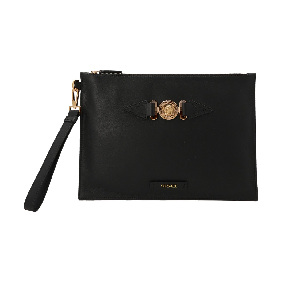 VERSACE ヴェルサーチ Black 'Medusa biggie' pouch クラッチバッグ メンズ 春夏2023  10062431A031901B00V 【関税・送料無料】【ラッピング無料】 ju | BRANDSHOP・クラージュ楽天市場店