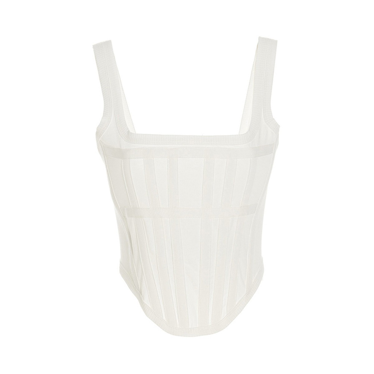 即納！最大半額！ DION LEE ディオンリー White 'Jersey Corset' top