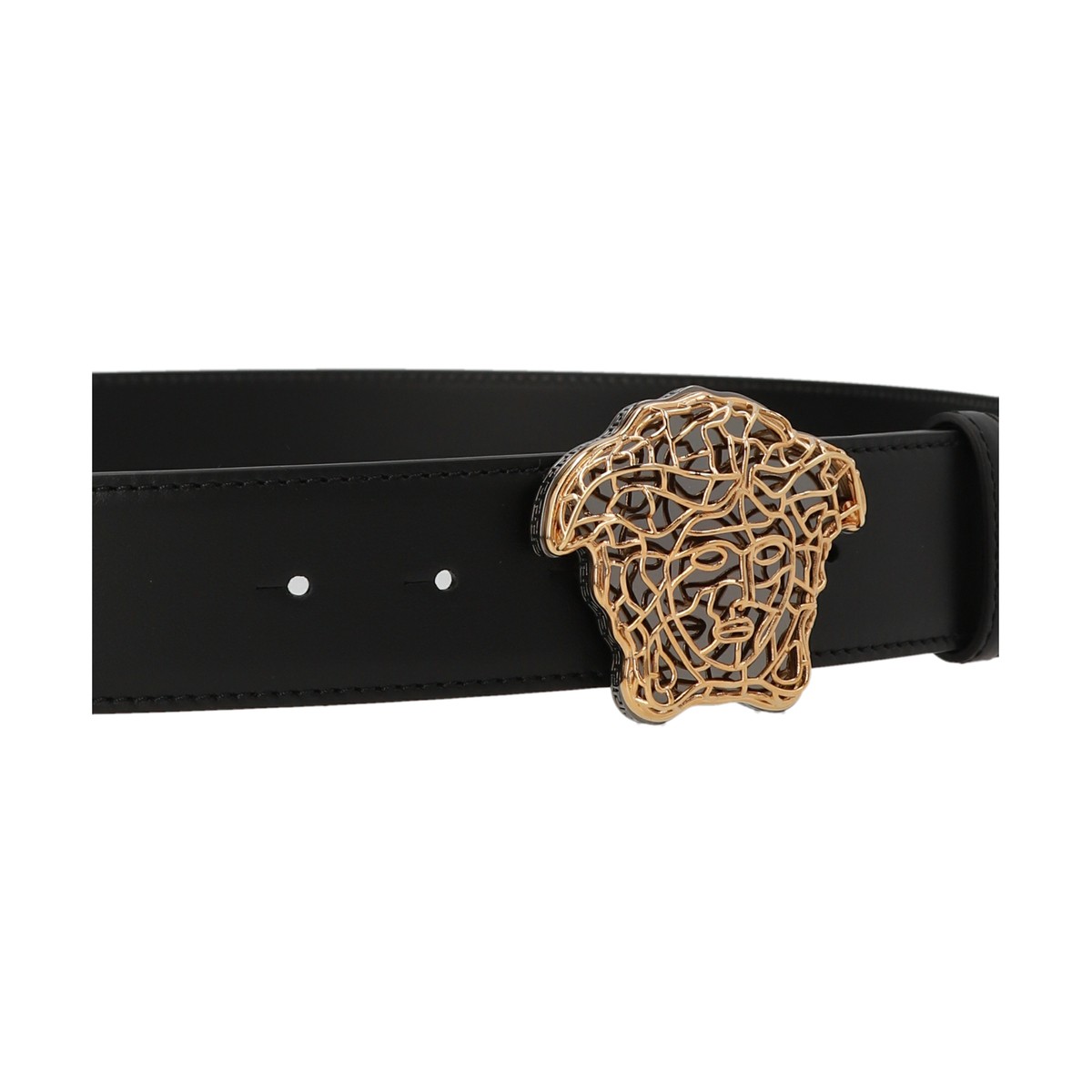 VERSACE ヴェルサーチ Black 'Medusa' belt 春夏2023