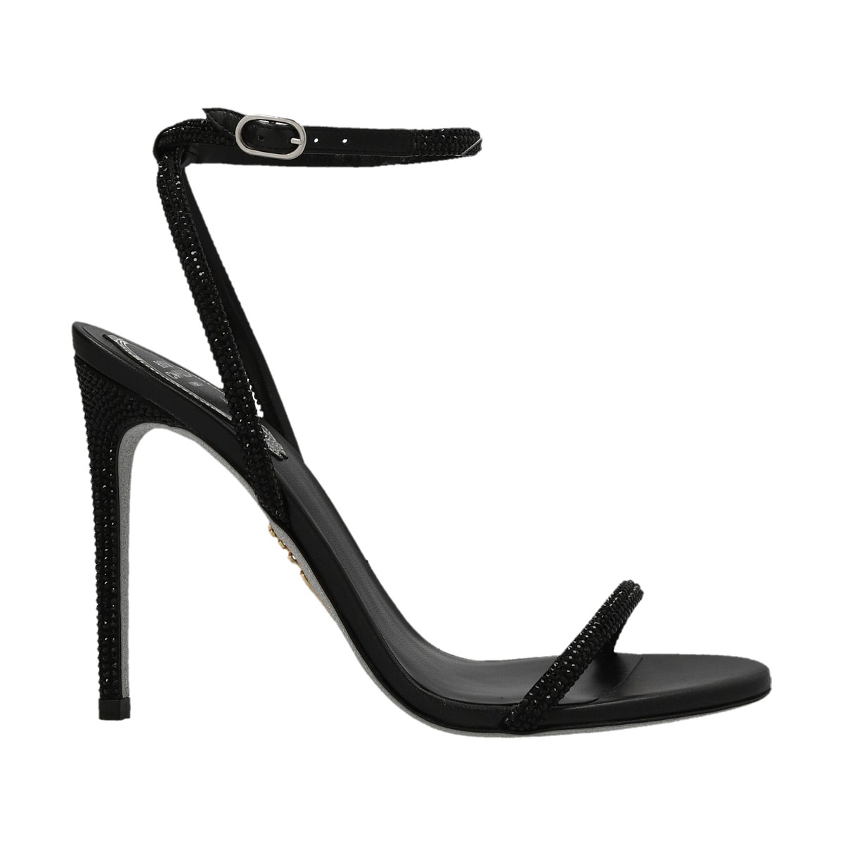 日本最大の RENE CAOVILLA レネ カオヴィラ Black 'Ellabrita' sandals