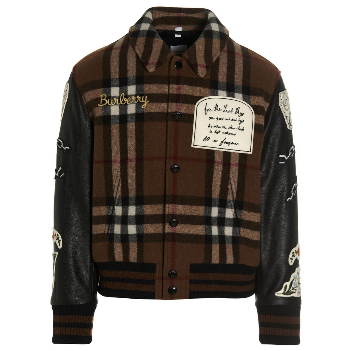 卸し売り購入 BURBERRY バーバリー Brown 'Felborne' bomber jacket