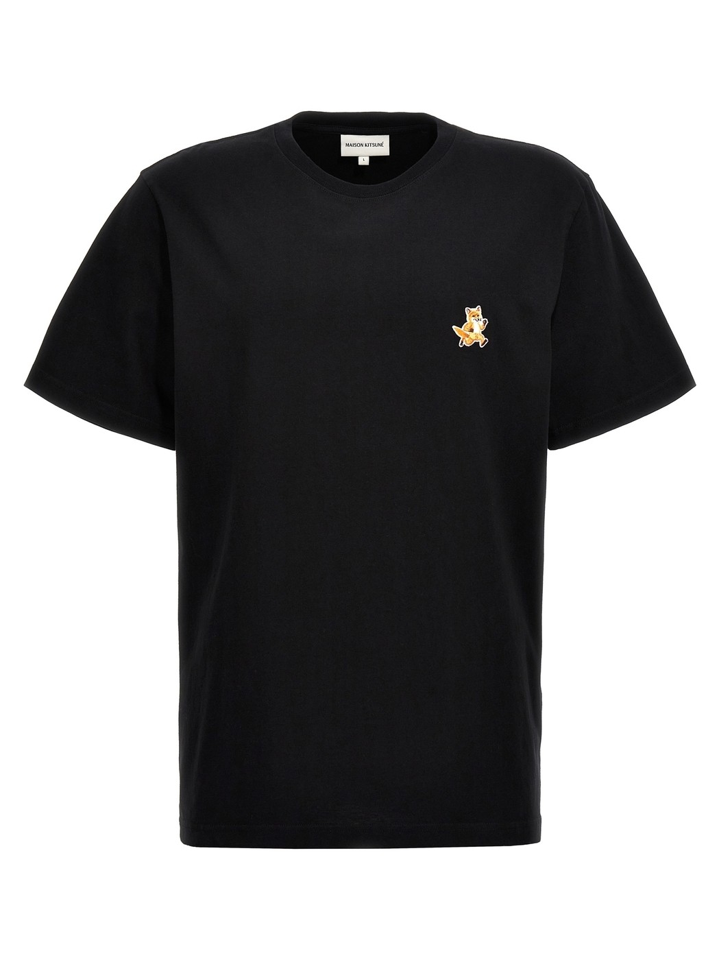 MAISON KITSUNÉ ブラック 半袖Tシャツ メゾンキツネ MAISON KITSUNE MAISON KITSUNE 半袖 Tシャツ