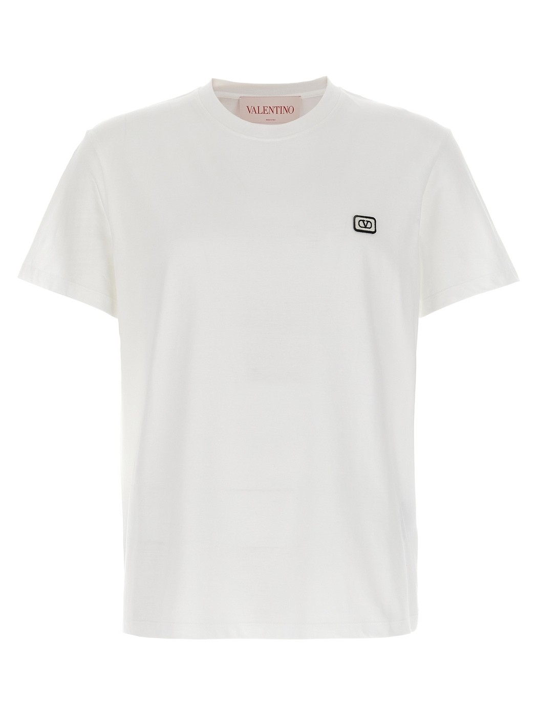 【Valentino】VLTN クルーネック Tシャツ 半袖 ホワイト ロゴ Valentino】VLTN クルーネック Tシャツ 半袖 ホワイト ロゴ