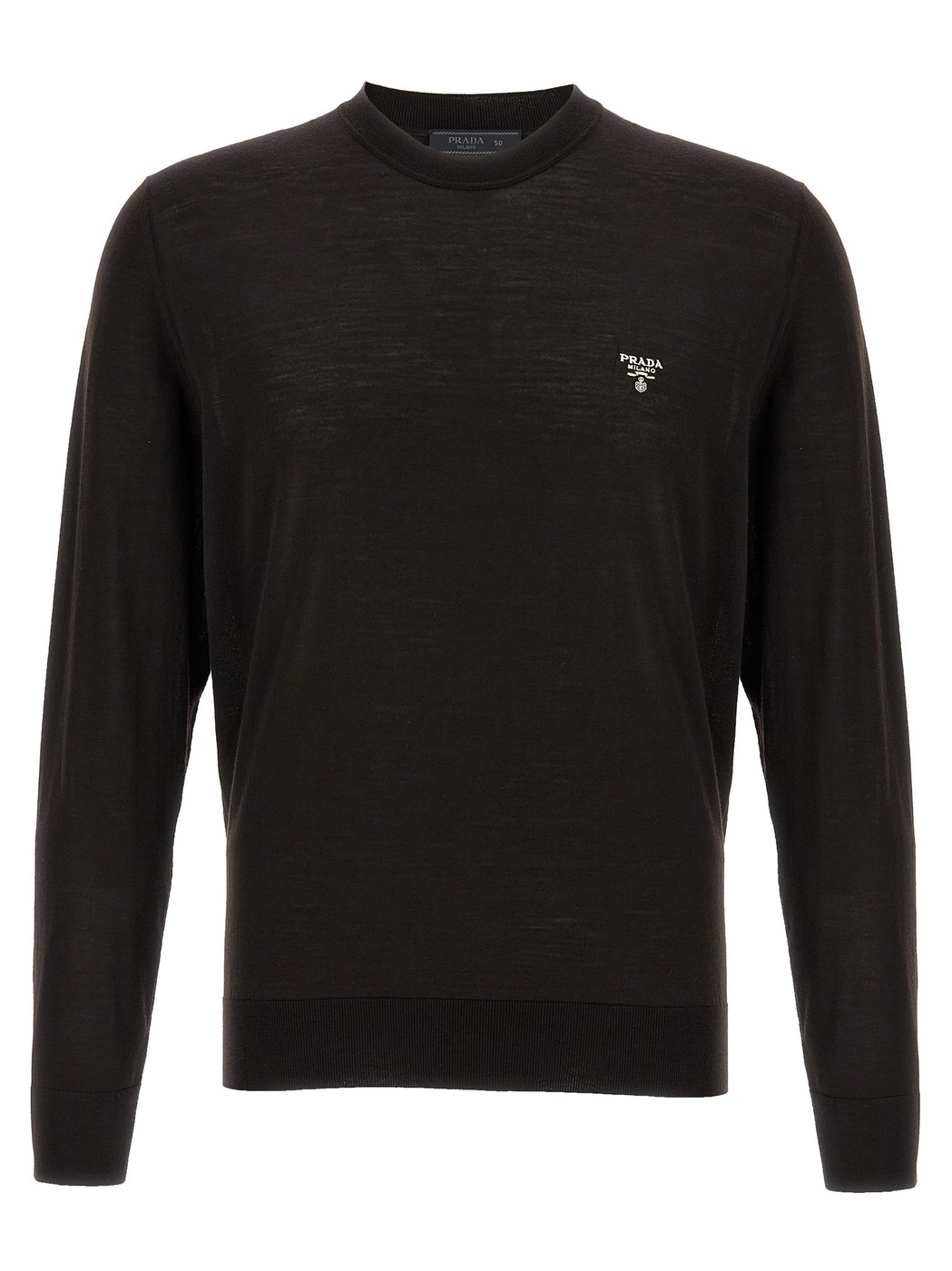 PRADA 薄手ニット 42 黒 Vネック