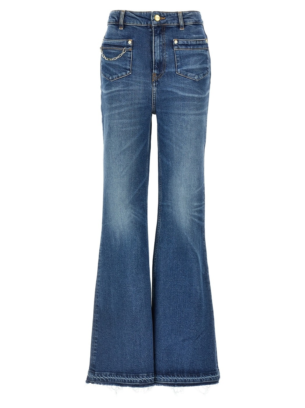 デニム・ジーパン GANNI Women Denim Pants J1642006 Black Black cropped jeans Ganni - women - GANNI