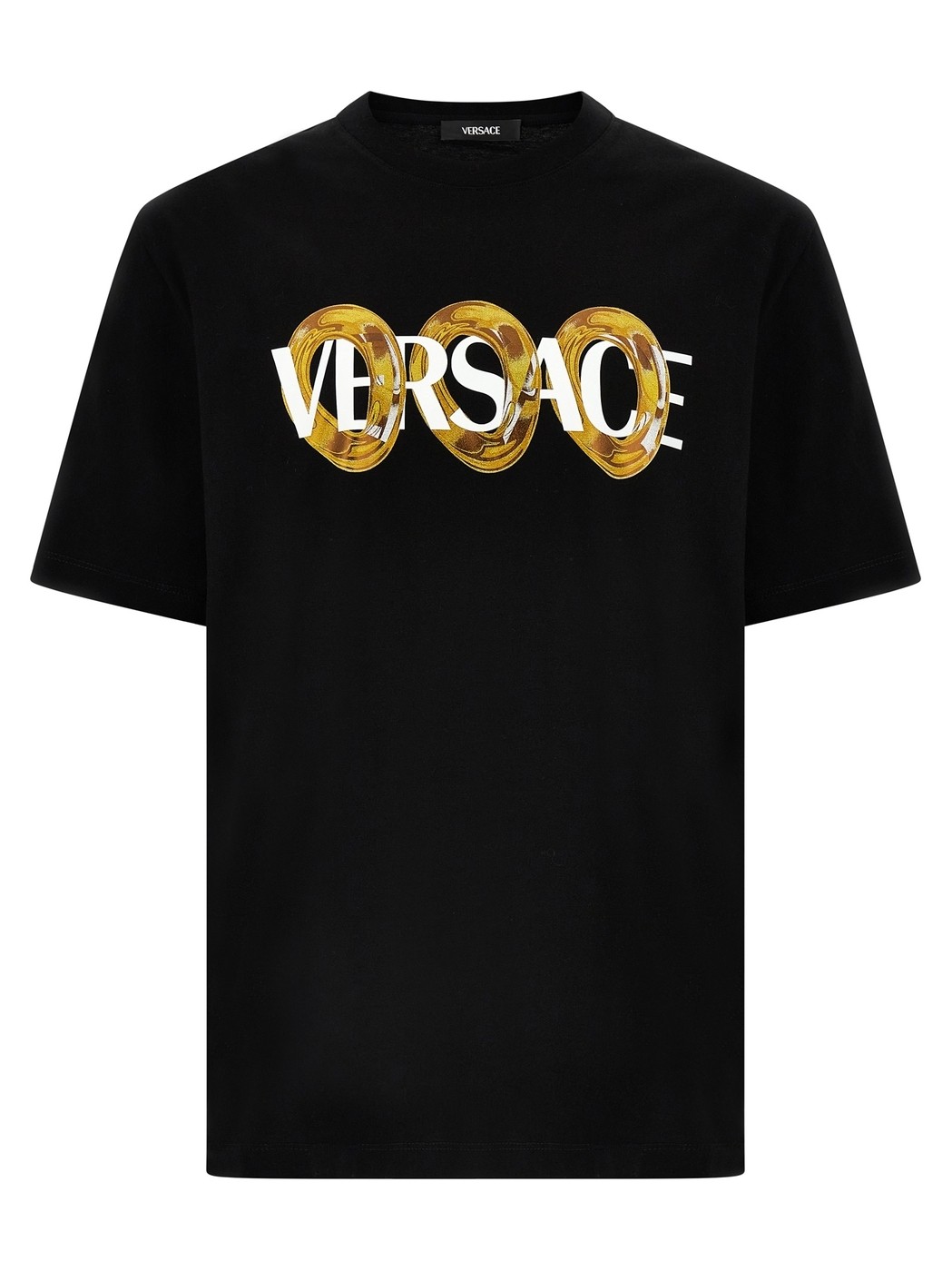 Tシャツ・カットソー VERSACE Men T-shirt Black 10125451A09028 1B000 楽天市場】ヴェルサーチ VERSACE Tシャツ メンズ ブラック T