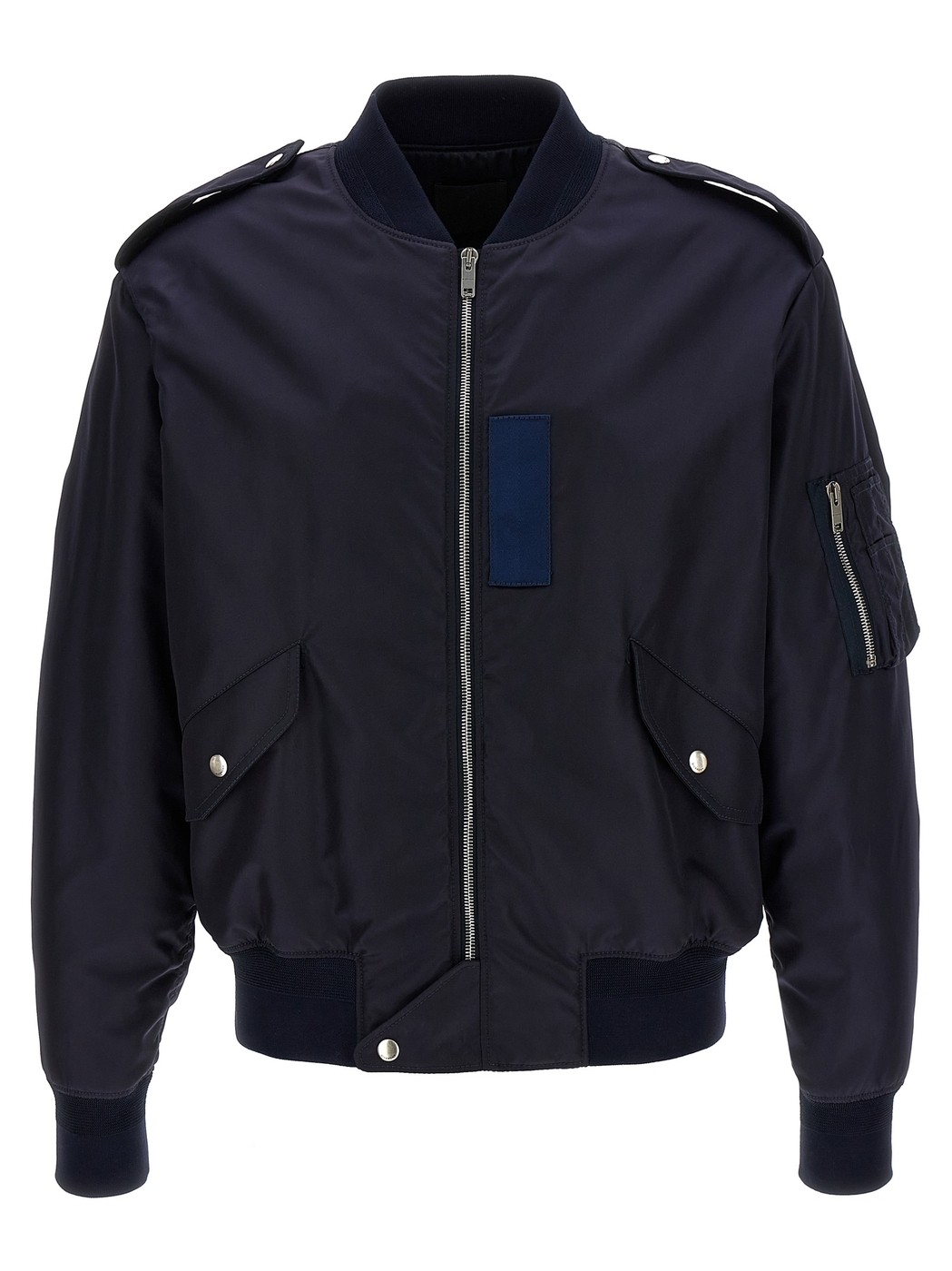 GIVENCHY スタジャン 黒/黄 GIVENCHY☆キッズ 装飾付きフェイクレザースタジャン 大人もOK