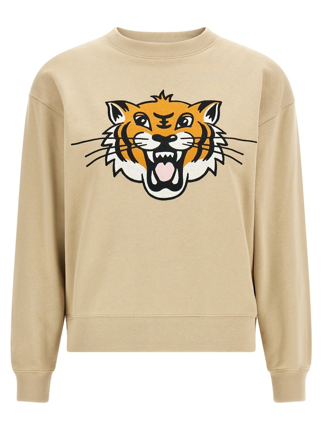 新品未使用タグ付き KENZO トラプリント クルーネックスウェット KENZO ケンゾー クルーネックスウェット ボーダー 虎 タイガー L