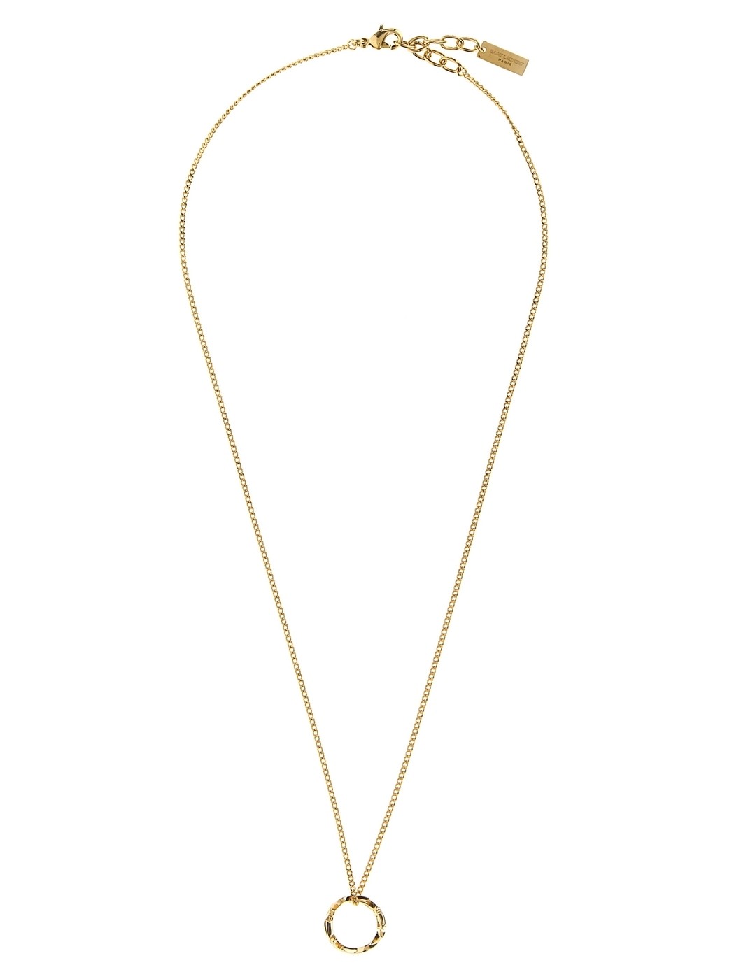 関税送料込★Saint Laurent モノグラムタッセルネックレス SAINT LAURENT - 【本物保証】 箱・袋付 新品同様 サンローラン