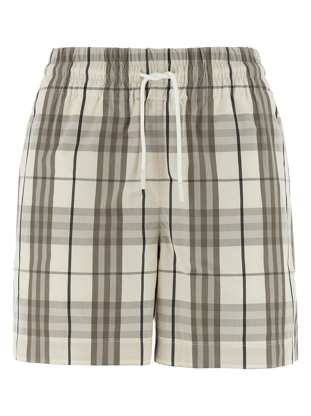 Burberry チェックプリントドローストリングショーツ 国内送関税込】BURBERRY ☆チェック ドローストリングショーツ