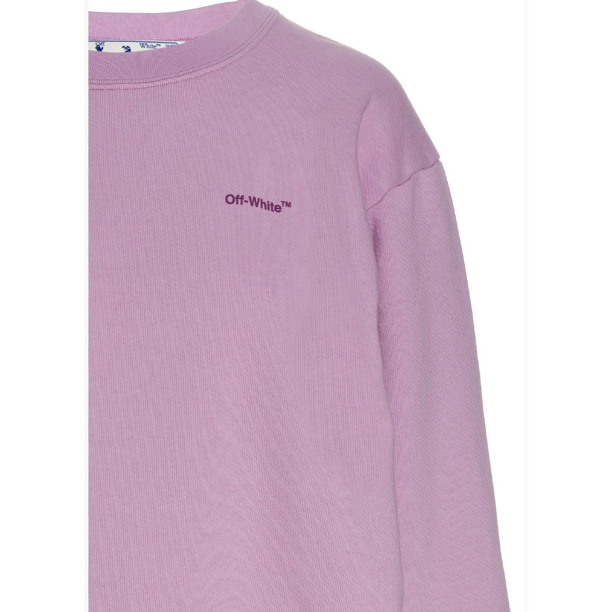 OFF WHITE オフホワイト Purple ju 'Diag' 秋冬2022 sweatshirt