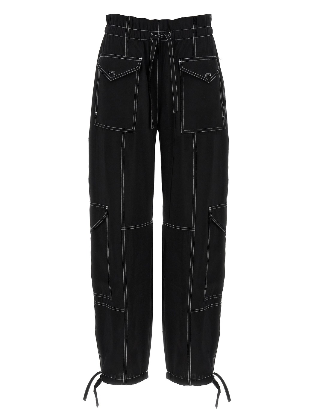 パンツ LIGHT SLUB POCKET PANTS 楽天市場】GANNI ガニー カーゴパンツ Light Slub High Waist