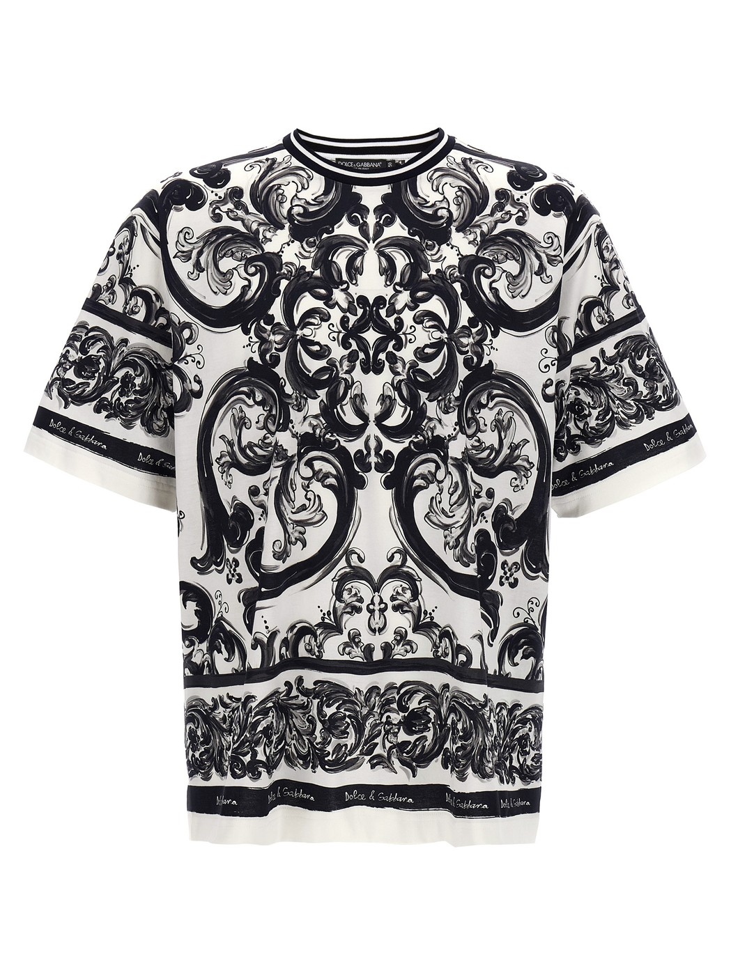 【関税 送料無料】DOLCE&GABBANA プリント Tシャツ Dolce & Gabbana グラフィックプリント Tシャツ