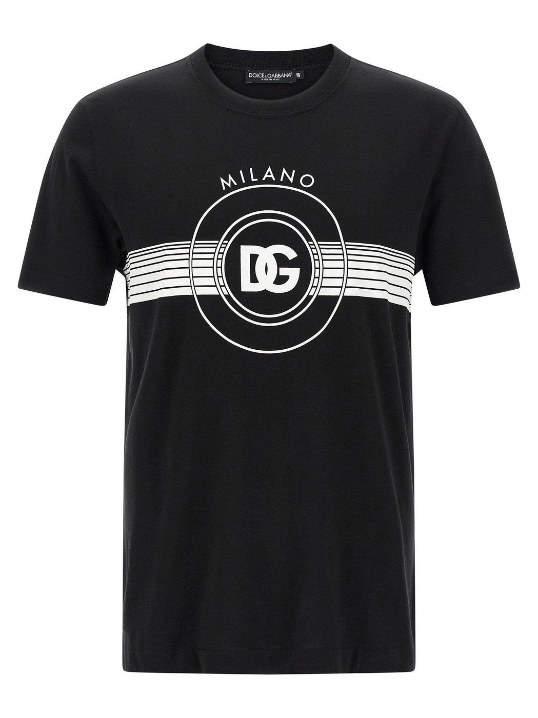DOLCE&GABBANA シンプルロゴTシャツ Dolce & Gabbana ロゴ Tシャツ | ブラック | FARFETCH JP