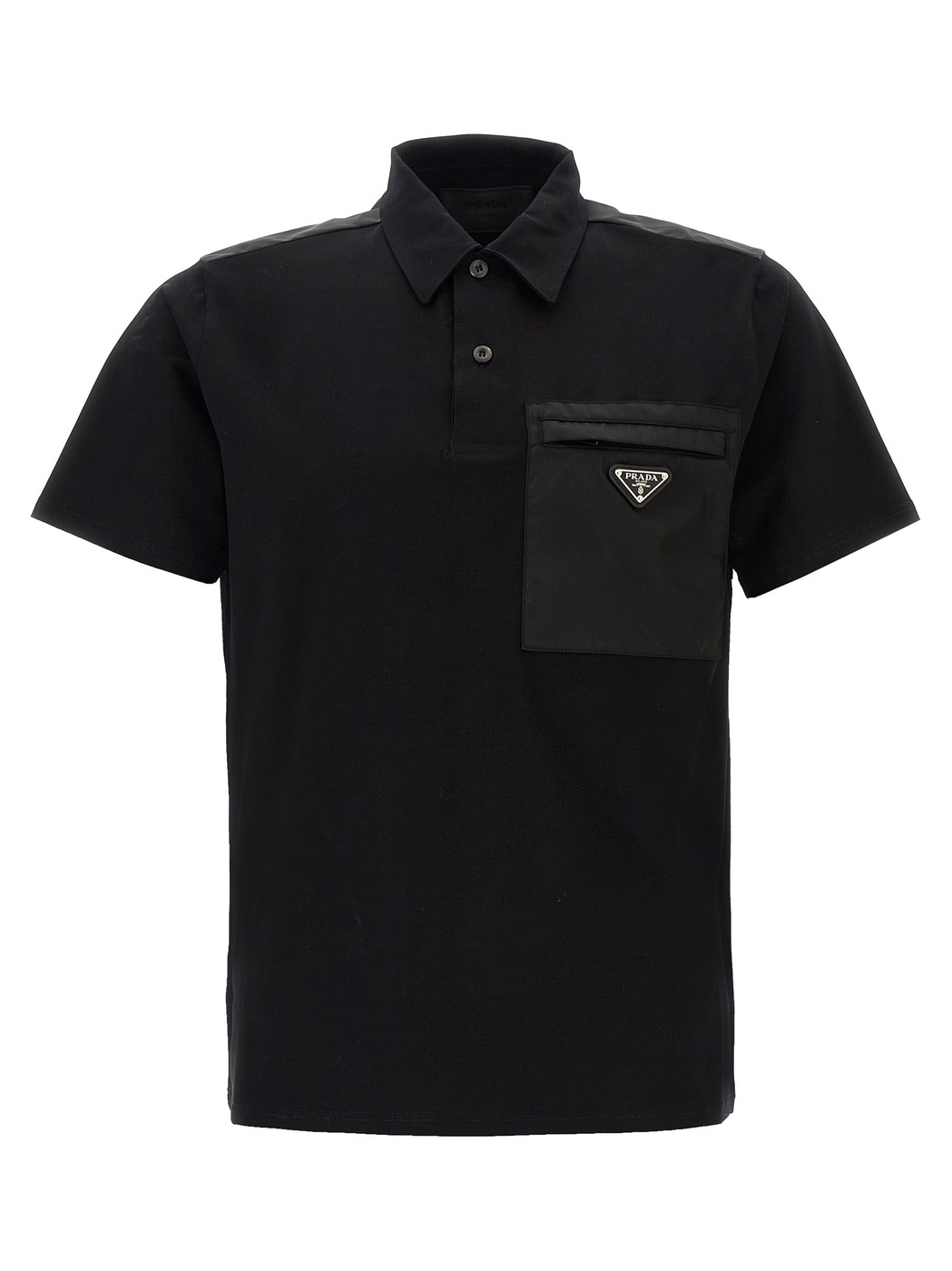 PRADA ブラック ポロシャツ S サイズ　UJN444 楽天市場】PRADA プラダ/PIQUET 三角ロゴポロシャツ/UJN444 S181