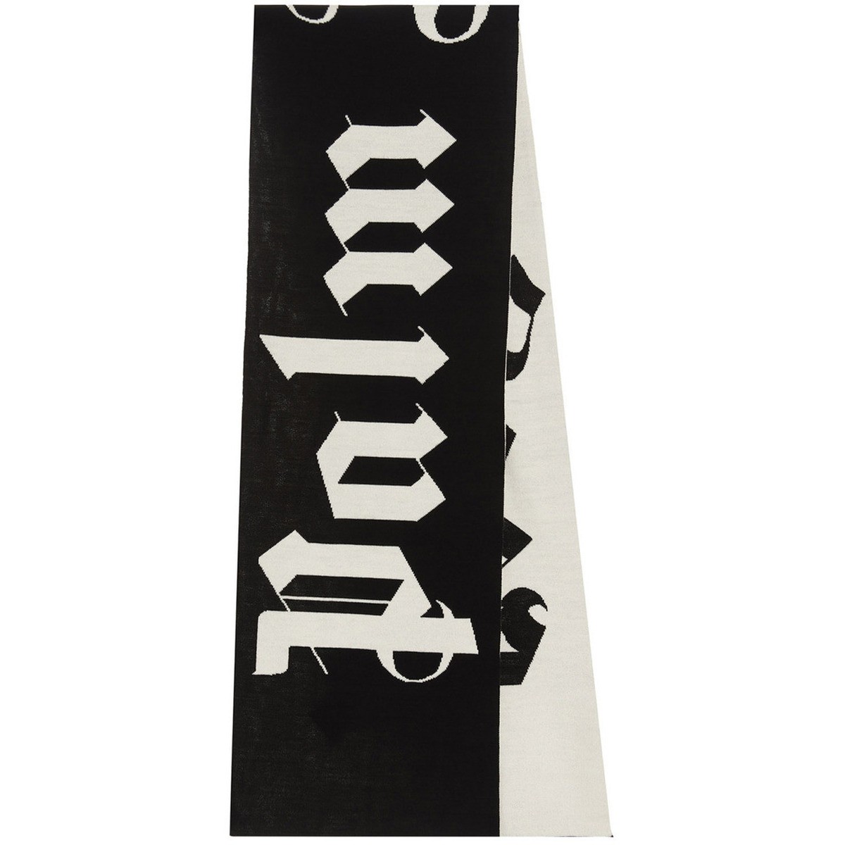PALM ANGELS パーム エンジェルス White Black 'Macro Logo’ scarf ファッション小物 メンズ 秋冬2022 PMMA025F22KNI00110011001 ju
