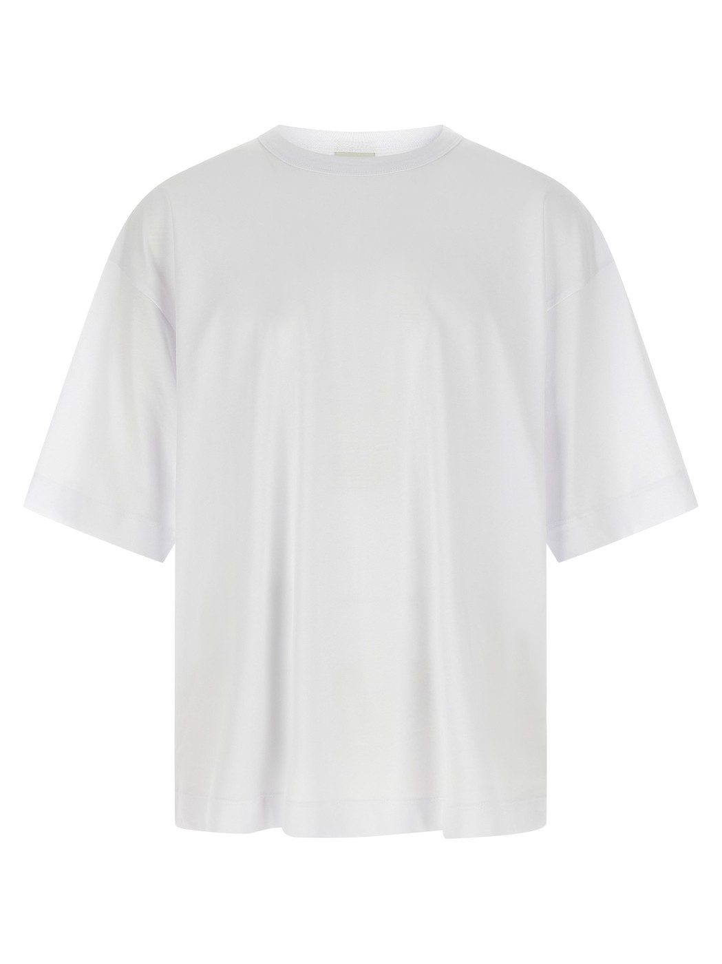 Dries Van Noten ウィメンズ コットン クルーネックTシャツ DRIES VAN NOTEN クルーネック Tシャツ | ブラック | FARFETCH JP