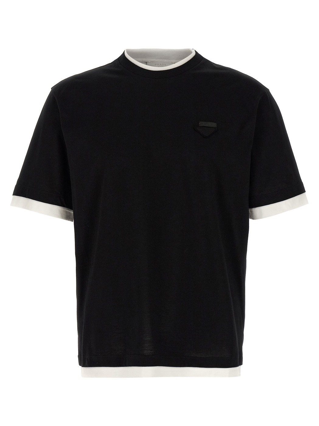 楽天市場】プラダ PRADA Tシャツ メンズ Mサイズ ブラック