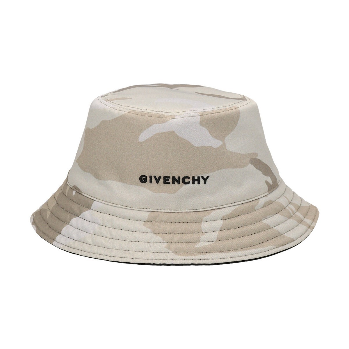 当店一番人気 GIVENCHY ジバンシィ Beige Nylon logo bucket hat 帽子