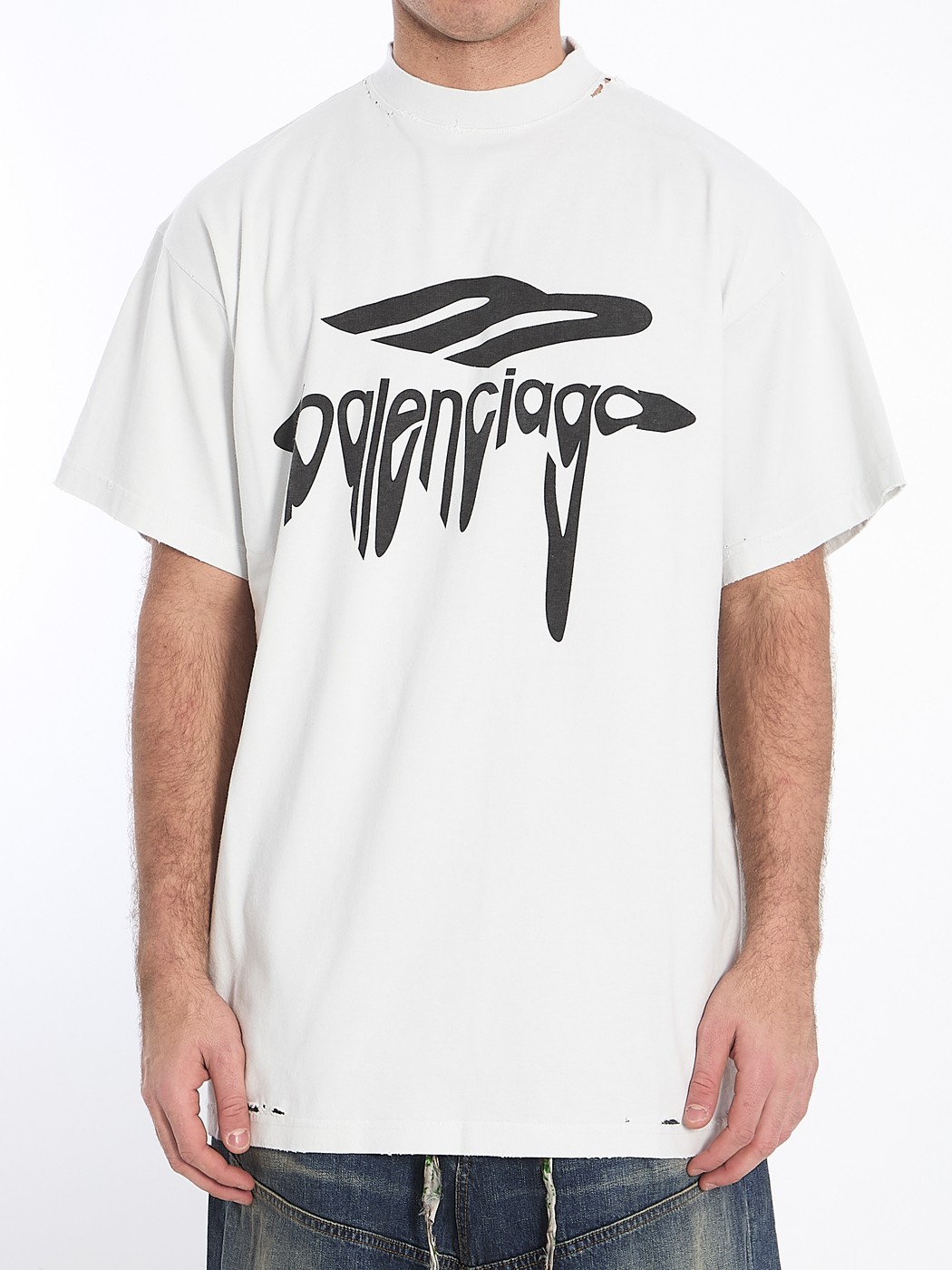 楽天市場】バレンシアガ Tシャツ メンズ 半袖 オーバーサイズ