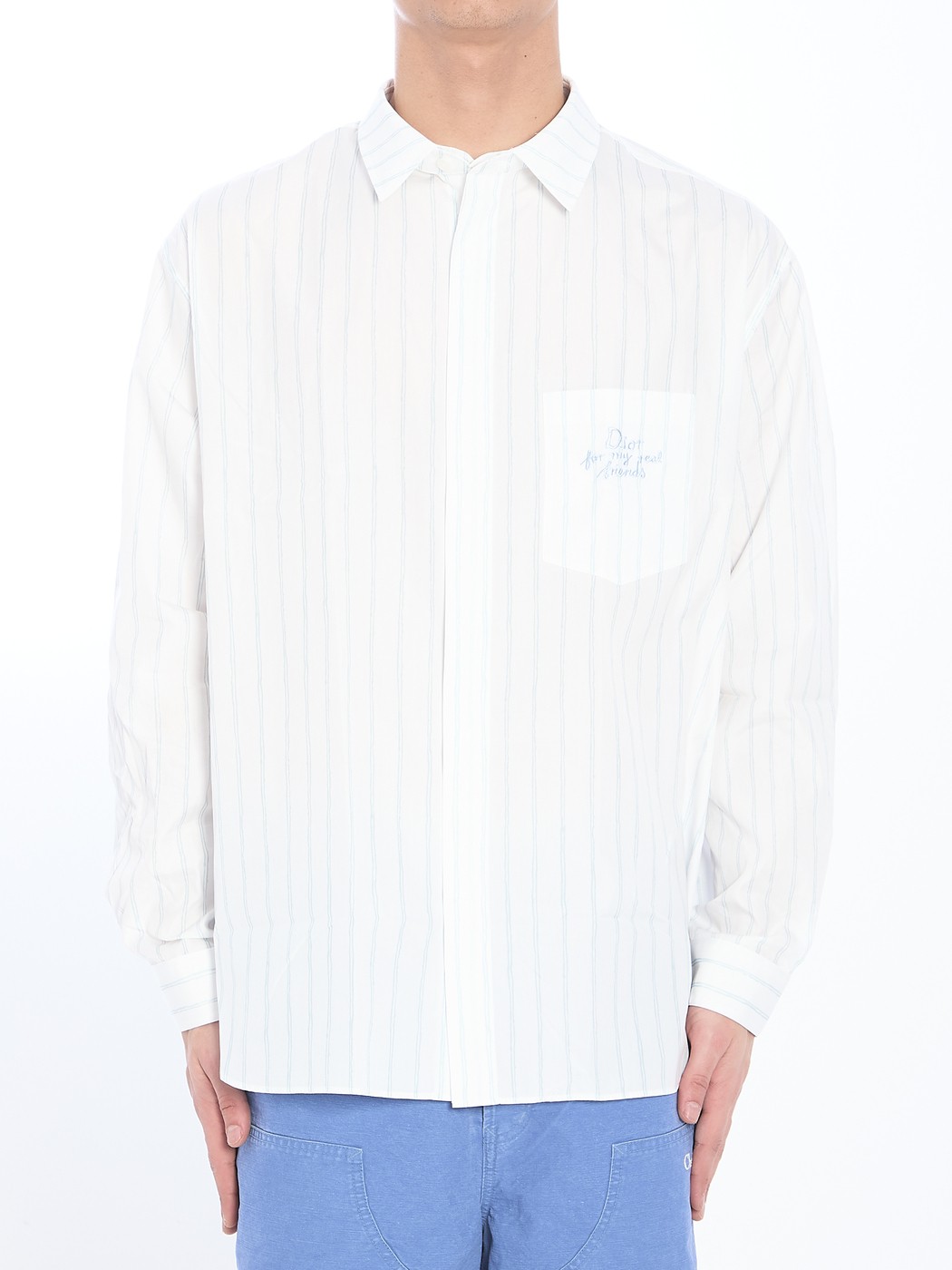 ディオールオム　半袖ワイシャツ　DIOR HOMME DIOR HOMME - 【極美品】DIOR Homme シャツ 半袖 オブリーク