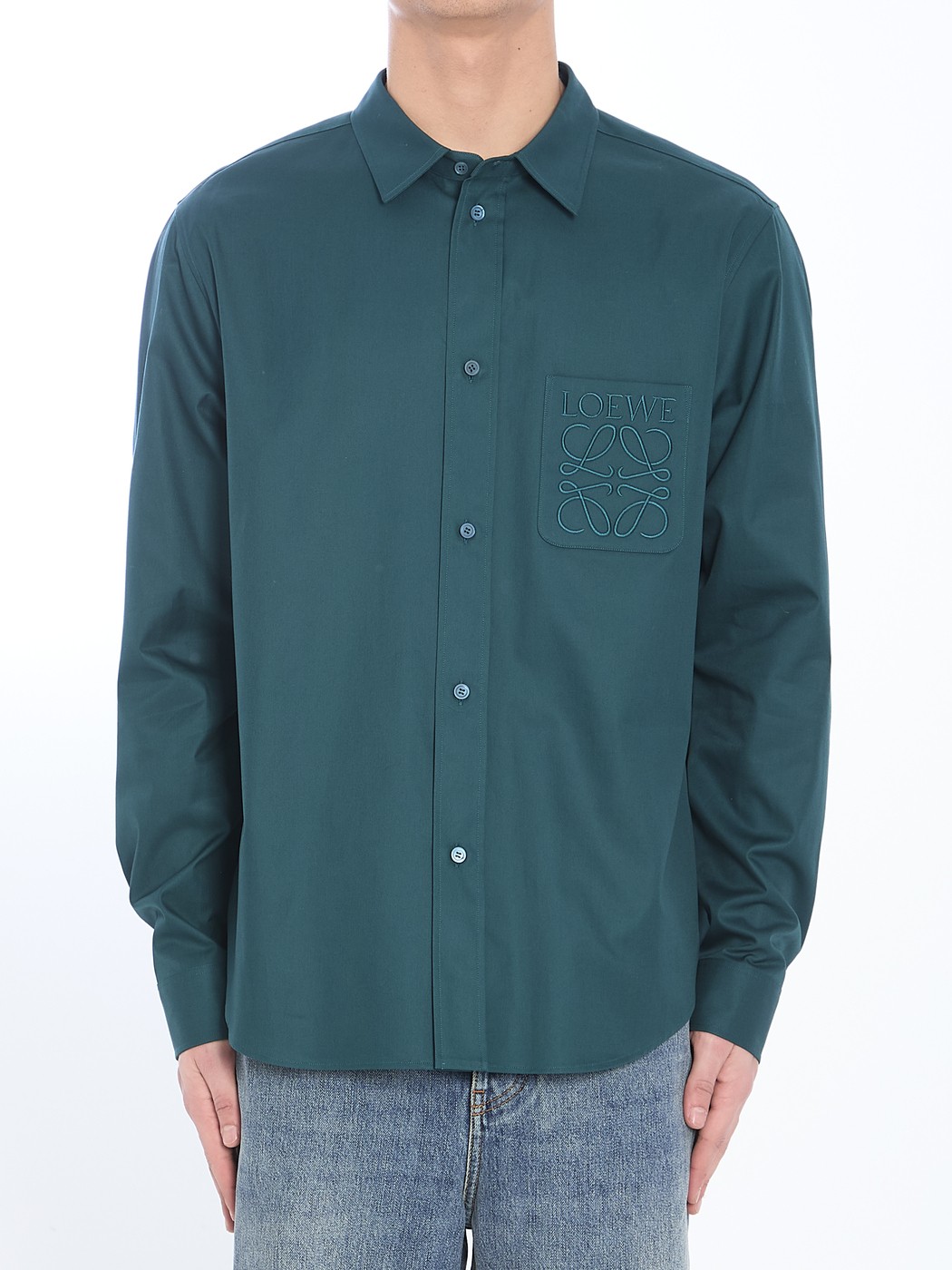送料関税込み LOEWE チェック柄 ロゴ刺繍 シャツ 楽天市場】LOEWE ロエベ Patchwork Check Shirt チェックシャツ