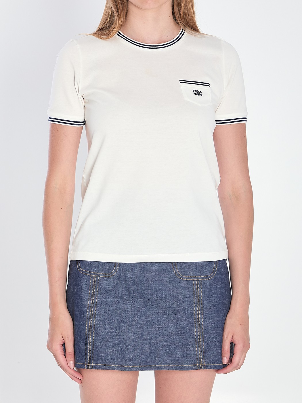 最新作⭐︎ CELINE セリーヌ トリオンフ ルーズポロシャツ Tシャツ CELINE 24SSモデル セリーヌ メンズ トリオンフ ルーズTシャツ
