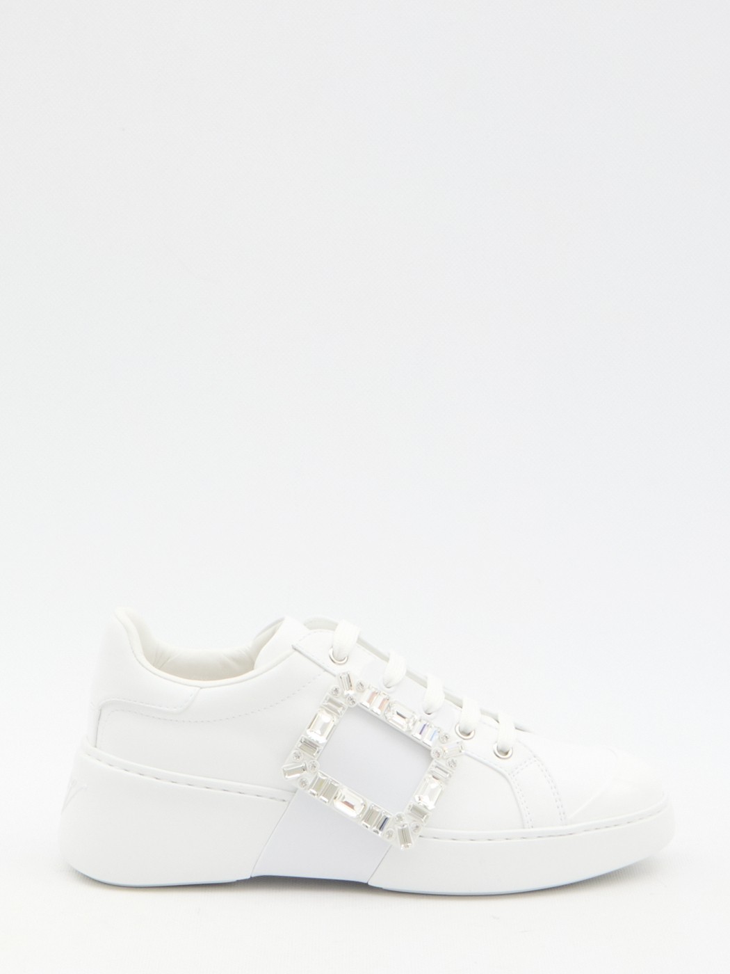 スニーカー ROGER VIVIER Woman Sneakers White RVW50624180KOT B001 Viv' Run Sneakers in fabric White Woman