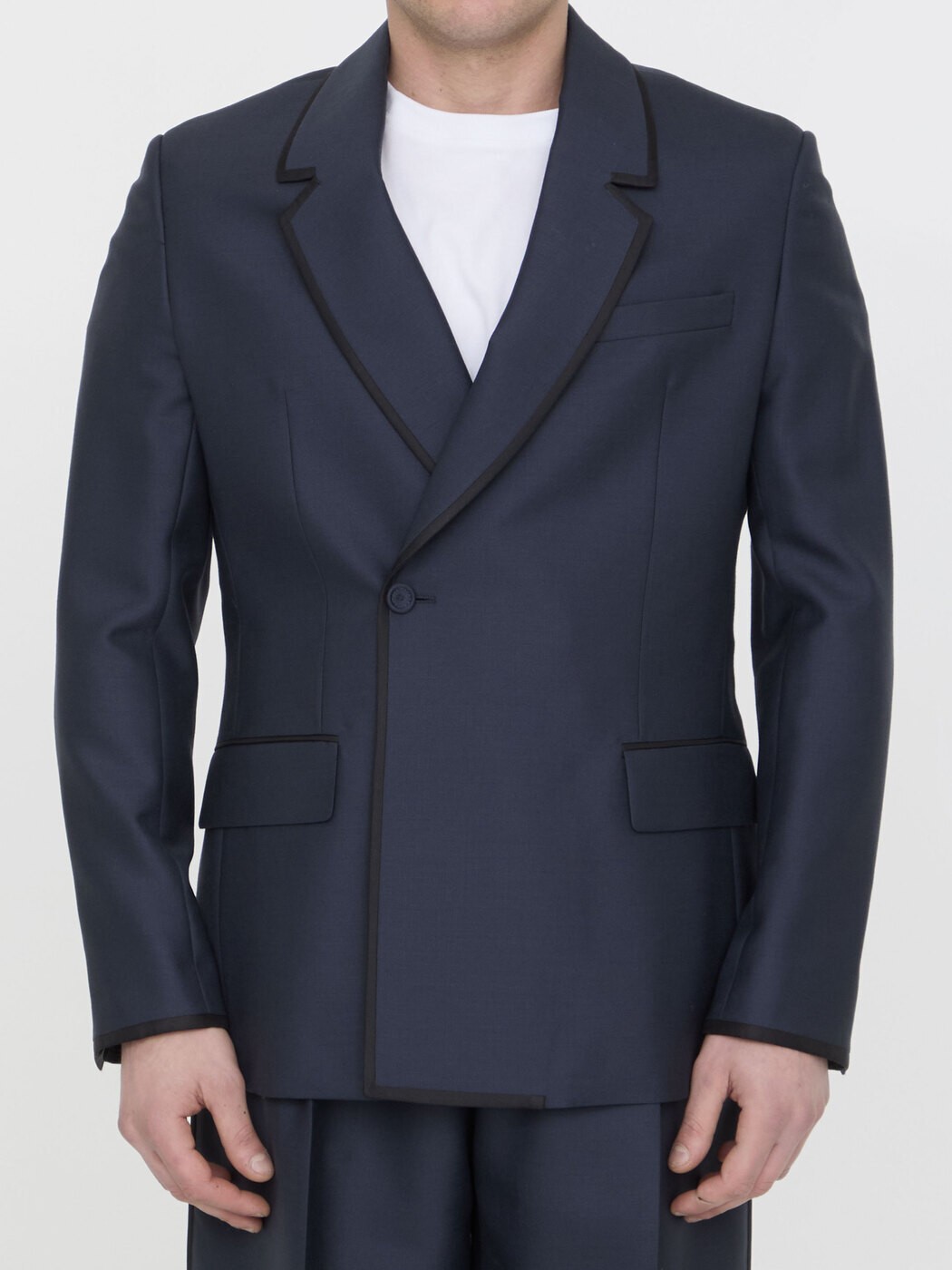 Dior デニムレザー ジャケットスーツ Dior Homme】ディオールオム『Kenny Scharf プレイングカード