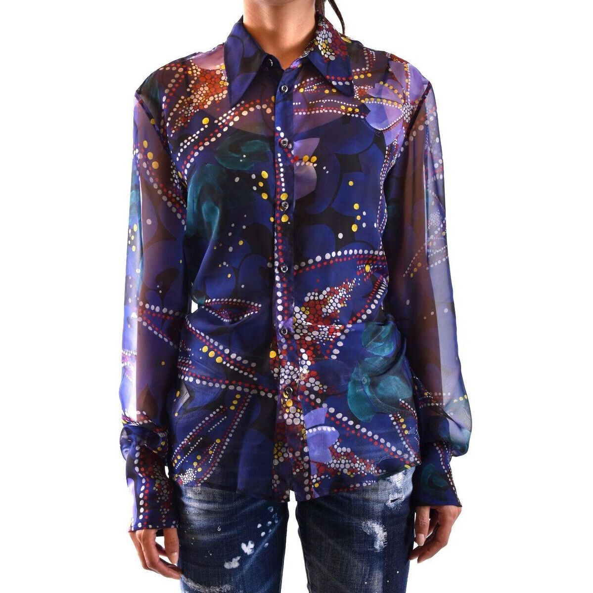 DSQUARED2 ディースクエアード MULTICOLOR シャツ レディース S72DL0711S76473001S mc