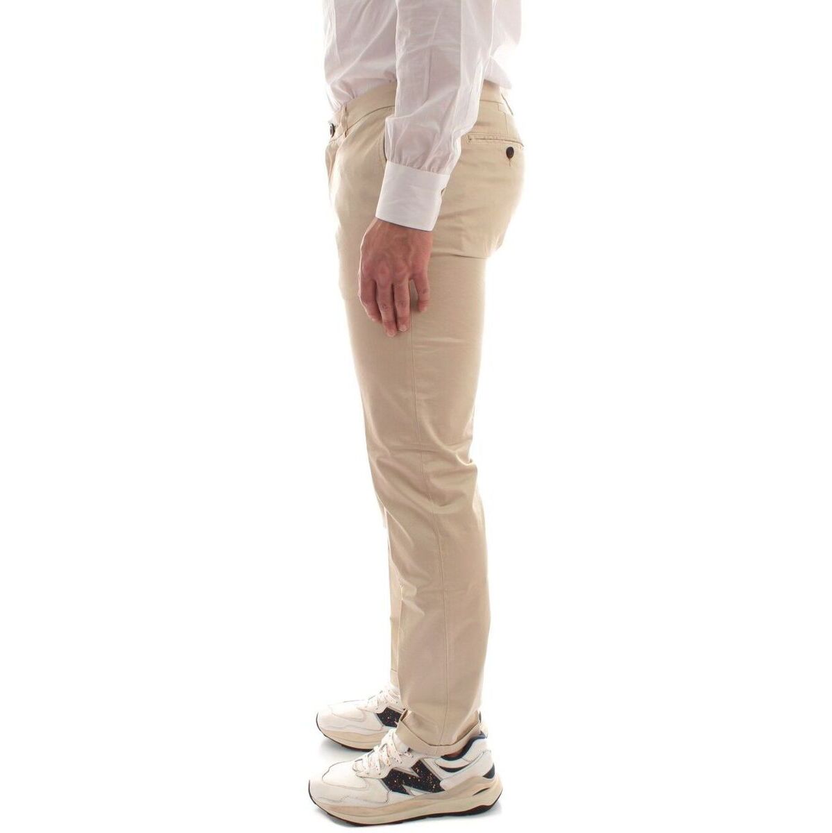 RE-HASH レアッシュ カジュアルパンツ ボトムス レディース Pants Beige-