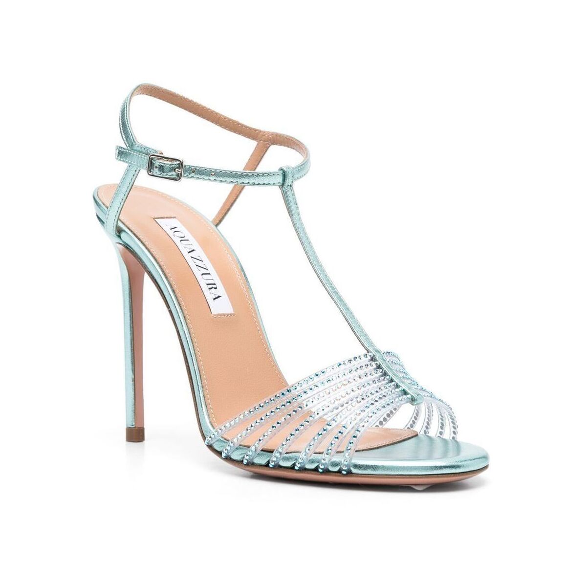 9.2万 AQUAZZURA アクアズーラ アンクルストリング サンダル 36