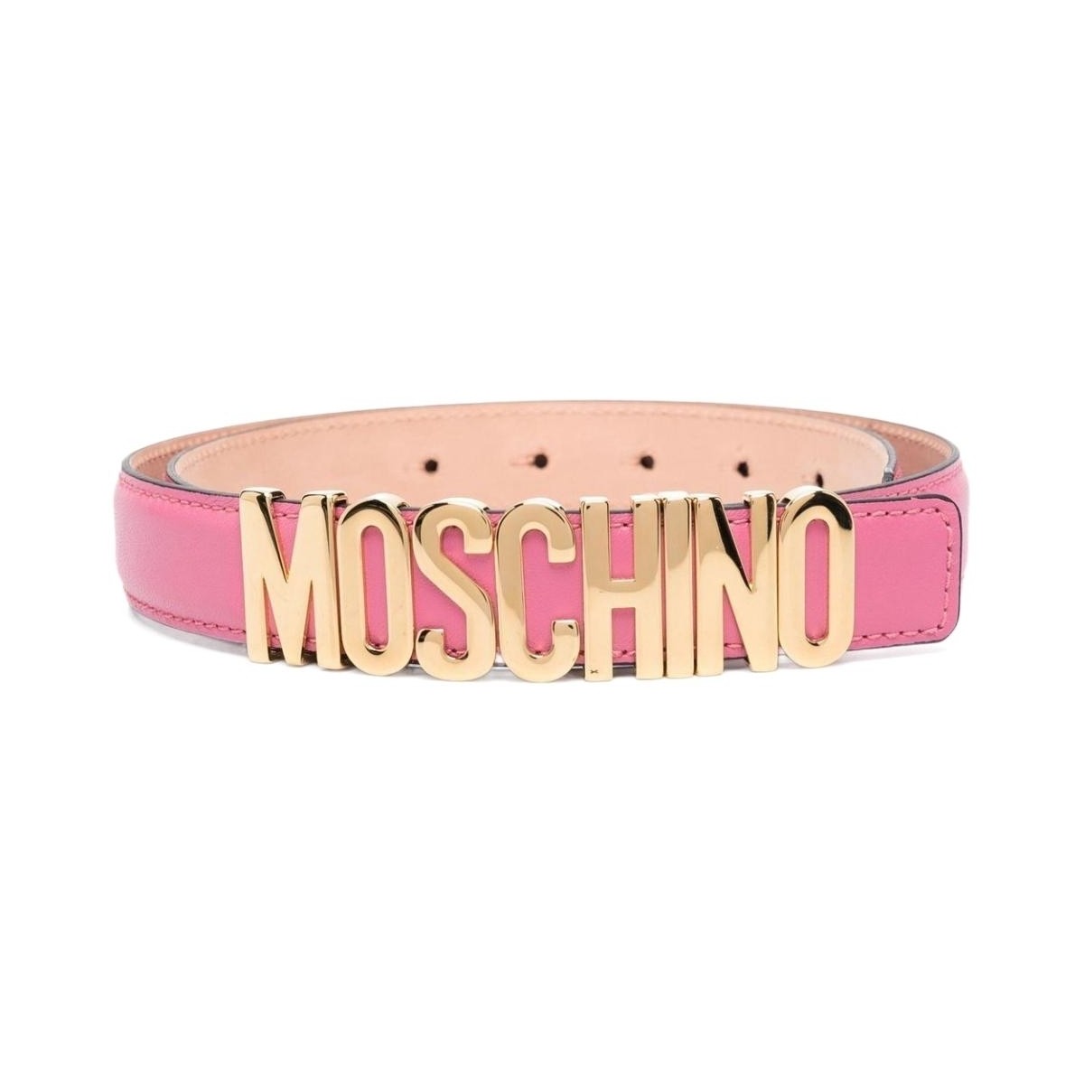 最低価格の MOSCHINO モスキーノ PURPLE ベルト レディース 春夏2023