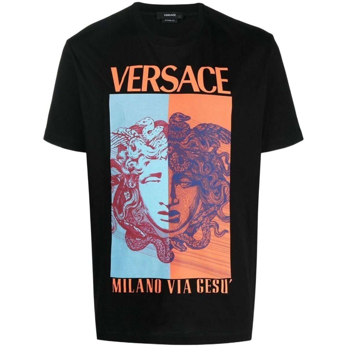 最大76%OFFクーポン VERSACE ヴェルサーチ BLACK Tシャツ メンズ 春夏