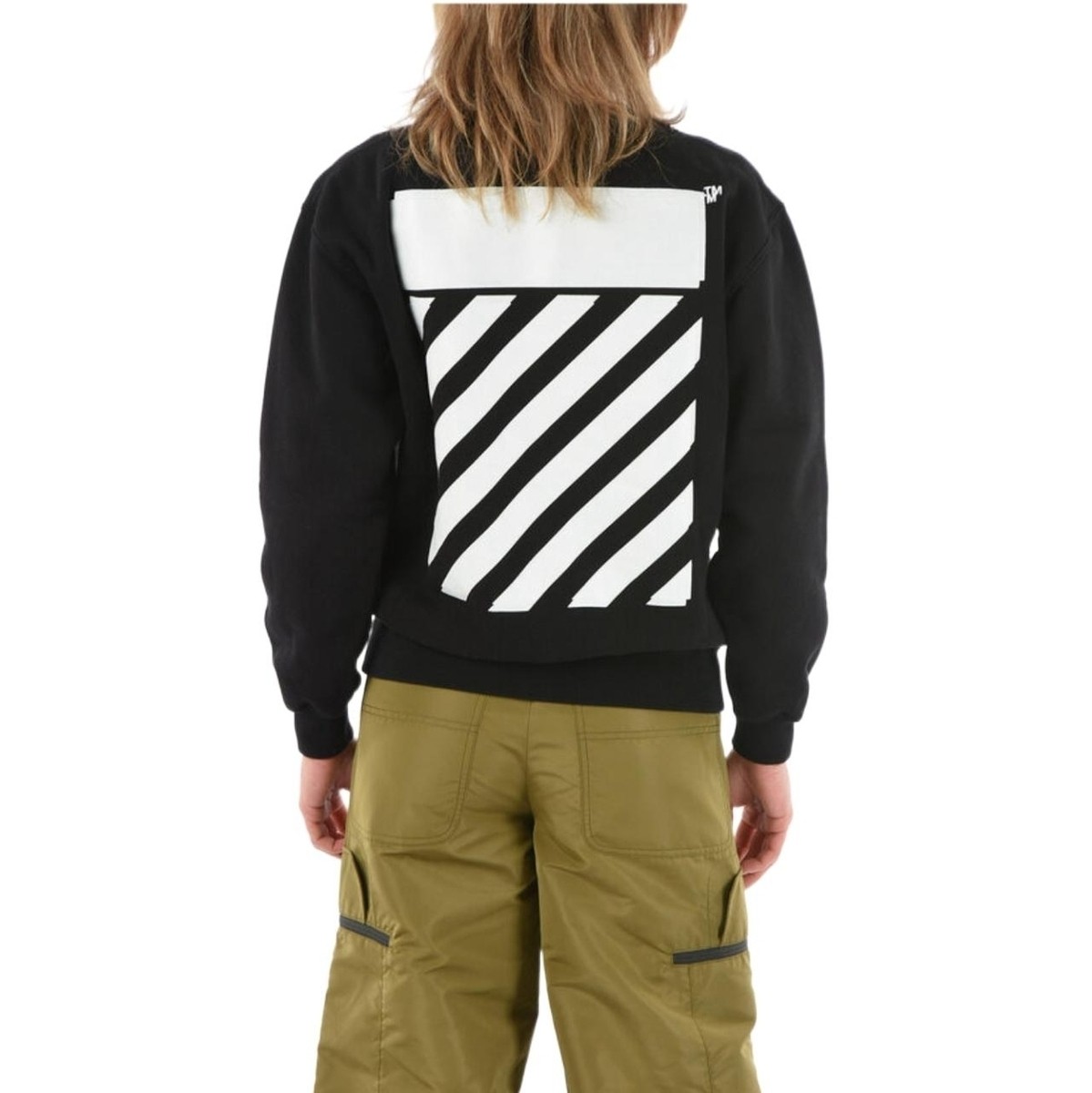 OFF WHITE オフホワイト BLACK トレーナー レディース