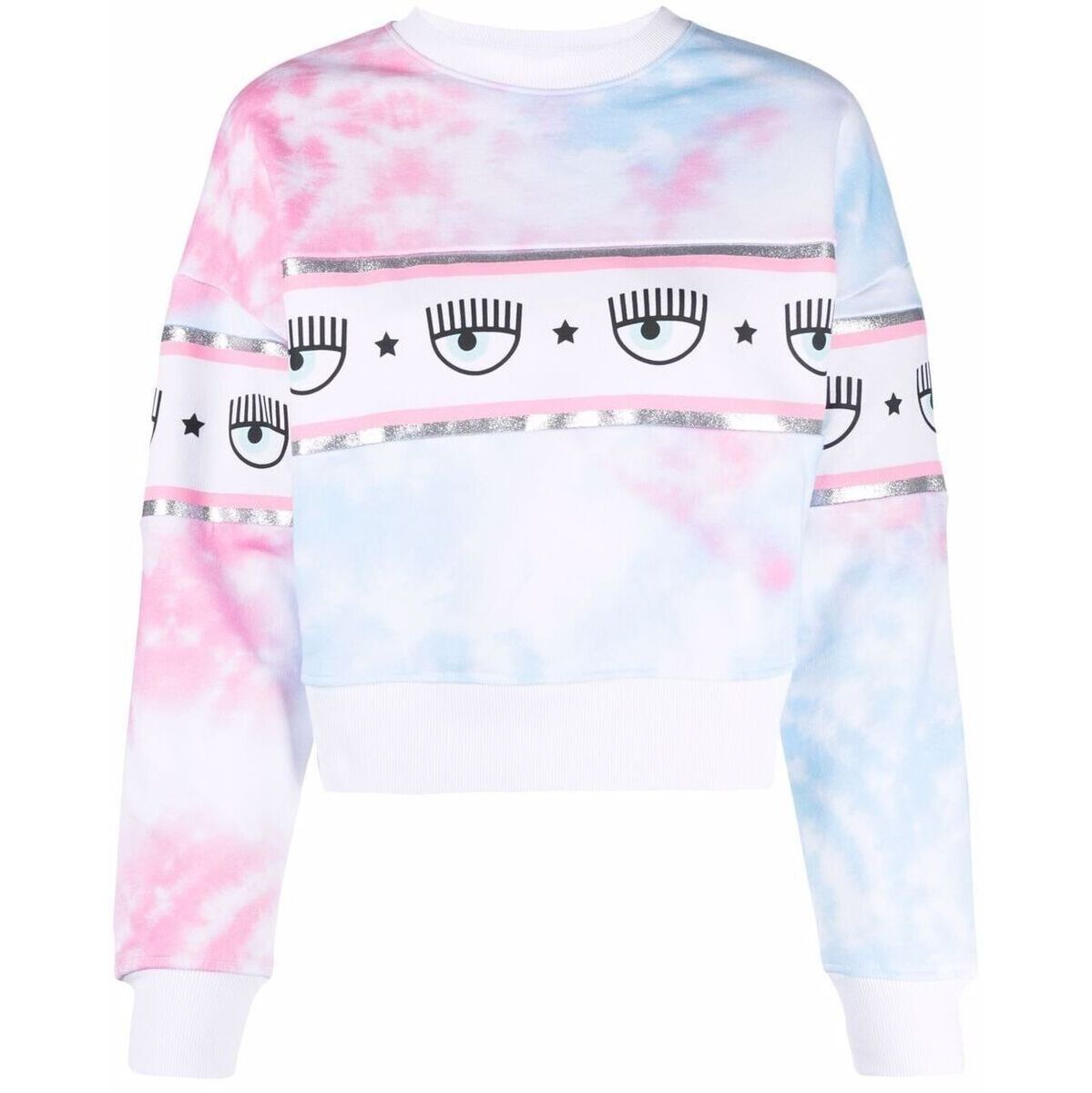 25772円 特価キャンペーン CHIARA FERRAGNI キアラ フェラーニ WHITE トレーナー レディース 春夏2022 72CBIT14CFT06003 mc